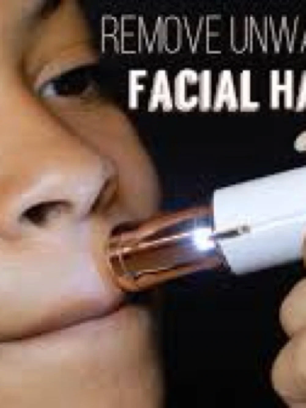 ARIA Hair Remover Portable ~Facial Benefits galore LED Light NWT in Box